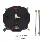 13-tolline survepesuri pinnapealne puhastusotsik 4 rattaga 2500 PSI 1/4 tolli kiir&uuml;hendus K&otilde;rge