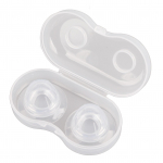 2 tk nibukorrektor, l&auml;bipaistev silikoonist rinnanibu imemiseks rasedatele