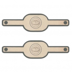 Yousheng 2Pcs Silicone Bread Sling for Dutch Oven Heat-resistant Bread Baking Mat Reusable Bread Sling with Long Handle to Transfer Sourdough Ellipse