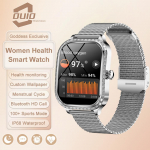 2025. aasta uus nutikell naiste Rhinestone AMOLED HD-ekraan, sporditreeningu k&auml;ev&otilde;ru, kuvab alati BT-k&otilde;ne nutikell Android IOS-i jaoks