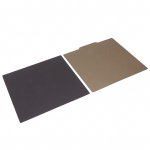 3D-printeri vedruterasest ehitusplaat, kahepoolne PEI pulbriga pihustatud magnetplatvorm 255x255 mm jaoks