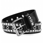 Uus Square Bead Rivet Belt Metal Pyramid Belt Meeste ja naiste Punk Riistvara Teksad V&ouml;&ouml; Y2K V&ouml;&ouml; Disainv&ouml;&ouml; Naiste rihmad 110cm