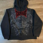 Hoodie Dressipluus Vintage Pattern Print Vintage Gothic Clothing R&otilde;ivad S