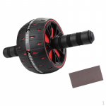 Mitmek&uuml;lgne Fitness Wheel k&otilde;hulihas koos p&otilde;lvematiga, p&otilde;hilihaste treening, varustus Black