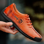 Meeste Retro Vabaaja Kingad, Suur Suurus K&auml;sitsi Valmistatud Ehtsast Nahast Vabaaja Saapad Pahkluusaapad 48 veinipunane v&auml;rv