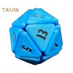 Kokkusurutav D20 Fidget T&auml;ring Kaasaskantav Reis 3D-prinditud T&auml;ringud Sensoorne M&auml;nguasi Mitmepoolne M&auml;ngut&auml;ring Rekvisiit T&auml;iskasvanud Pere&otilde;htu Pidu Lauam&auml;ngu Rekvisiit lilla