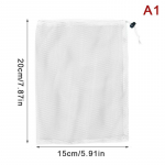 Must valge vastupidav v&otilde;rgust pingutusn&ouml;&ouml;rist kott Hoiukott Mitmeotstarbeline kodureisimine &otilde;ues tegutsemiseks pesukott kraamikott A5