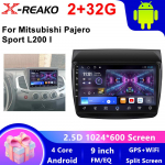 Android 13 Mitsubishi Pajero Sport 2 2008 - 2016 L200 Triton 2006 - 2014 jaoks Android Auto Raadio Multimeedia Videopleier stereo BT 4 core 2GB+32GB CP