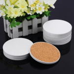 10 tk 4-tollised sublimatsiooniks m&otilde;eldud t&uuml;hjad keraamilised alusalused, glasuuritud keraamilised &uuml;mmargused alusalused korgist alusp&otilde;hjadega, kohandatud kingituste kaunistamiseks