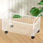 Mobile Book Bin Desktop Lodging Storage Container for Daily Articles in The Study Room L