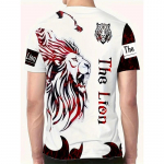 Uus Suvine Meeste Moe T-s&auml;rk Personality Wolf Printed Meeste T-s&auml;rk Top XS must