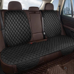 SEAMETAL PU Nahast Universaalne Autode Auto Tagumine Tagumine Istmekate Auto Sisekaitsja Toolipadi Matid Padi Nelja Hooaja rear seat cover must