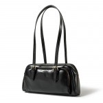 &Uuml;he &otilde;laga kaenla alla kanditav baguette stiilis pealmine kiht nahast k&auml;eshoitav crossbody bowlingukott One Size must