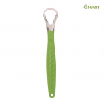 Roostevabast terasest keele kaabitsa puhastusvahendid suuh&uuml;gieeniks Keele kaabits hambahari Keele kaabits puhastushari sinine