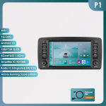 Ossuret 2Din Android 13 Car Radio for Mercedes Benz R-Class W251 R300 R280 R320 2005-2017 Multimedia Video Player Navigation Intelligent GPS Carplay P1 4Core 1G 32G