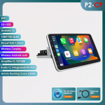 Auto multimeediam&auml;ngija Hizpo P&ouml;&ouml;ratav 1 DIN Android 13 autoraadio GPS-navigatsioonim&auml;ngija P2CP 4Core 2G 32G AI