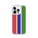 Coque T&eacute;lephone Drapeau Gambie &ndash; iPhone 14 Pro