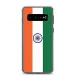 Coque T&eacute;l&eacute;phone &ndash; Samsung &ndash; Galaxy S10 &ndash; Drapeau Inde &ndash; Supp &ndash; Mitmev&auml;rviline