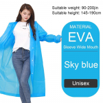 V&auml;litingimustes kasutamiseks m&otilde;eldud t&auml;iskasvanud meeste ja naiste paksendatud EVA vihmamantel varrukad Beam Mouth Military roheline vihmap&auml;eva vihmariided matkamiseks ronimiseks