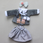 Riided 30 cm nukule Vabaaja r&otilde;ivad Kleit Seelik M&uuml;ts T-s&auml;rk P&uuml;ksid R&otilde;ivakomplekt 1/6 BJD nuku vahetusriided DIY nuku aksessuaarid For 1-6 BJD(30cm)