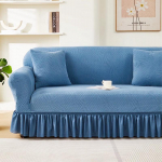 Žakardi volang&auml;&auml;rega diivanikate - Universaalne sobivus k&otilde;ikideks aastaaegadeks Five-seater 300-350cm