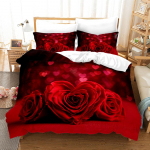 Lilleline voodipesukomplekt 3D-tr&uuml;kiga kevadised l&otilde;hnavad lilled nahas&otilde;bralik king-size ja queen-size suurus tekikottide komplekt padjap&uuml;&uuml;riga t&uuml;drukutele EU Single 135x200cm