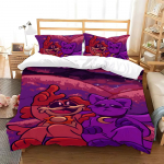 3D Prindi M&auml;ng CatNap x DogDay Voodipesukomplektid Tekk Tekikott Voodikate Tekikott Padjap&uuml;&uuml;r 2-3 Osaline Komplekt Magamistoa Kaunistus EU Twin 135x200cm