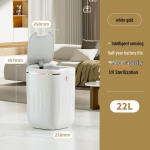 Automaatne nutikas induktsiooniga pr&uuml;gikast koju &ndash; Suur mahutavus elutuppa, k&ouml;&ouml;ki, vannituppa Long-lasting Battery - Rechargable