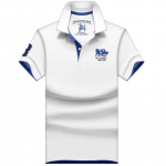 Kvaliteetne meeste ehtsast Paul polo s&auml;rk - L&uuml;hikeste varrukatega, Suvine krae, 100% puuvill, Saadaval pluss suurused 170/M (115-130 jin)