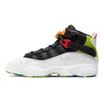 Air Jordan 6 Rings GS His Airness Laste tossud Must Team-Orange Kumquat 323399-038 35.5
