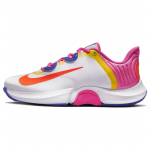Naomi Osaka x NikeCourt Air Zoom GP Turbo Valge H&uuml;perroosa Naiste Tennisejalatsid Opti-Kollane H&uuml;perpunane DX8853-101 35.5