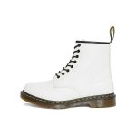 dr. Martens 1460 sile nahast paeltega saapad Valged unisex saapad 11822100 37