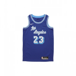 Nike NBA Lakers 2020 LeBron Jamesi klassikaline Swingmani s&auml;rk meestele Rush Blue Streetwear CN1027-404 M