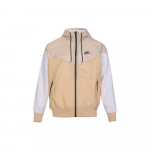 Nike Sportswear Windrunner treeningjakk v&auml;rvilise logopaneeli ja kapuutsiga Meeste pealisr&otilde;ivad Khaki DA0002-268 M