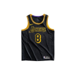 Nike Lakers Kobe Bryant City Edition Swingmani jersey must/kuldne meeste t&auml;navar&otilde;ivad DJ0471-010 M