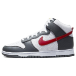 Nike Dunk High Reljeefne Hoops - Raudhall Gym Red Meeste Tossud Opti-Kollane Valge FD0668-001 43