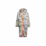 Adidas X Stella McCartney Spordir&otilde;ivad Pikk Lillelise Prindiga Parka Naistele &Uuml;ler&otilde;ivad Mica-Roosa IN3635 S