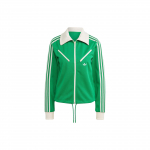 Adidas Originals SS23 Adicolor 70ndate Retro Seeria Kolme triibuga v&auml;rviplokk Spordijakk Naiste jope Roheline IK7876 L
