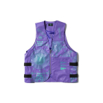 Li-Ning Badfive Series Prindiga Varrukateta Lukuga S&uuml;gava V-kaelusega Vaba Vest Meeste Vestid Lilla AMDR083-1 M