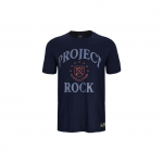 Under Armour Project Rock T&auml;hetr&uuml;kiga TreeningT-s&auml;rk Meeste Topp Tume-Sinine 1379748-410 XL