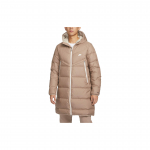 Nike kapuutsiga lukuga keskmise pikkusega soe sulejope meestele Jope Khaki Cedar Sail DV1134-247 2XL