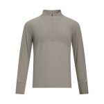 Under Armour Qualifier Moekas Kitsa L&otilde;ikega Pikkade Varrukatega Fitnessi Treeninguks Jooksuks Raglaan T-s&auml;rk Meeste Topid Buffalo Khaki 1365662-203 S