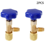 2&times; R134a kliimaseadme purgiavaja 1/2 T-kujuline avaja jaotusventiili adapter k&uuml;lmaaine avaja