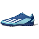 Adidas X Crazyfast.4 Mugav paeltega mitmek&uuml;lgne TF (Kummist naastud) Vastupidavad Kerged Jalgpallikingad Meeste Jalgpallikingad Sinine Valge IE1576 46