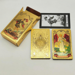 Uus plastikust Rider Waite'i Tarot Kuumstantsitud Kuldse Fooliumiga Tarot Peen Lauam&auml;ng Ennustuskaardid Koguja jaoks