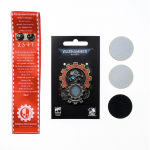 Starforged t&auml;htvalatud, Warhammer 40K figuuri lisatarvik ripats, Mehaaniline Jumal Kiriku Puhtuse M&auml;rgi m&auml;rk Brooch sticker integrated version in stock
