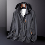 Paksu meeste tuulekindel High Street Army roheline jope suures suuruses 5XL must