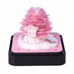 Ajakava Kalender 2026 Lauakalender LED-valgustusega 3D &Auml;rarebitav Kalender Paberist Nikerduskunst M&auml;rkmepaber Kingitus J&otilde;ulud