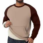 Kapuutsiga sporditreeningkost&uuml;&uuml;m Unisex jooksuriided pikkade varrukatega pullover Pusad Pusa XL veini