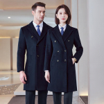 Troyman Professional Wool Blend Mid-Length Uniform Coat XL